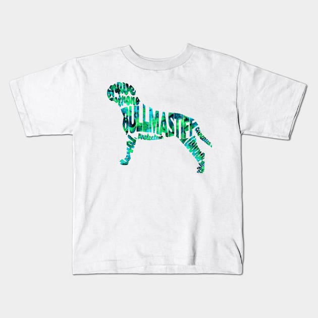 Bullmastiff Kids T-Shirt by inspirowl